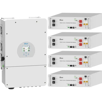 Система хранения энергии Deye SUN-12K-SG02LP1-EU-AM3 12kW + 4 АКБ SE-G5.1 Pro-B 20.48 kWh (51.2V/100Ah/5120Wh) [159445]