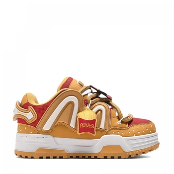 Чоловічі кеди Q-AND Rope Puff Hamburger Orange/French Fries Yellow 42 Помаранчевий QAD411032-6