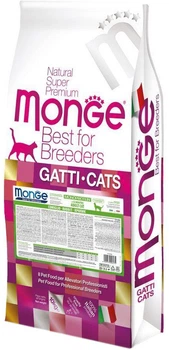 Сухой корм для взрослых котов Monge Cat Adult с кроликом 10 кг (8009470056274)