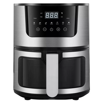 Аэрофритюрница Rainberg RB-2268 8 л 4200 Вт мультипечь Air Fryer сенсорная безмасляная фритюрница с дисплеем