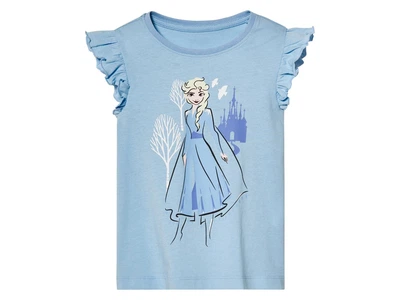 Футболка хлопковая з принтом для девочки Disney Frozen 479494 098-104 см (2-4 years) Голубой