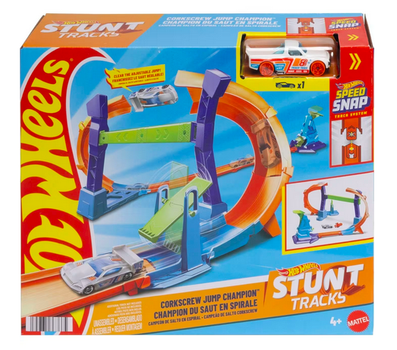 Tor wyścigowy Mattel Hot Wheels Mistrzowski skok na petli JLM91 (194735367665)