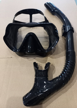 Маска и трубка с сухим клапаном Dive Hunter ,,Full Dry,, для плавания подводной охоты дайвинга снорклинга
