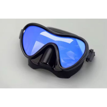 Маска з просвітленим склом Dive Hunter «Full Dry2» для плавання, підводного полювання, дайвінгу, снорклінгу