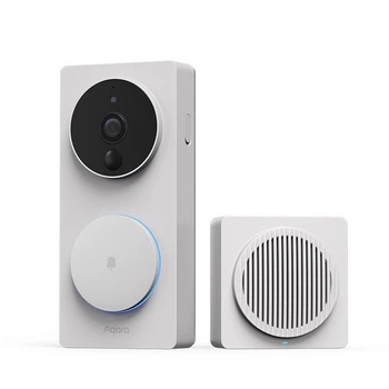 Розумний відеодзвінок Xiaomi Aqara G4 Smart Video Doorbell (ZNKSM01LM) Білий