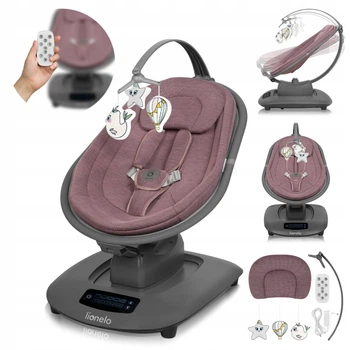 Кресло-качалка Lionelo BLOSSOM PINK MAUVE