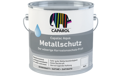 Эмаль водорастворимая по металлу Capalac Aqua Metallschutz Прозрачная 2.4 л