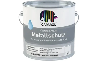 Эмаль водорастворимая по металлу Capalac Aqua Metallschutz Прозрачная 9.6 л
