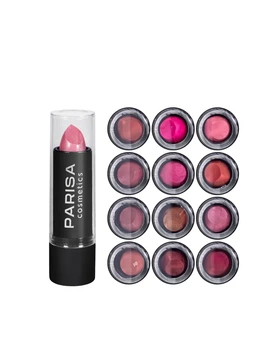 Помада для губ Parisa Cosmetics L-06 С mix 12 штук