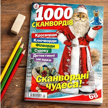 Кросворди 1000 Сканвордів №01/2026 Українською мовою