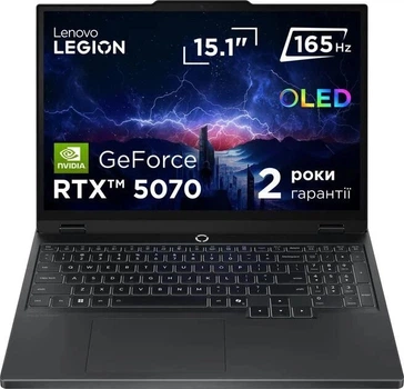 Ноутбук Lenovo Legion 5 15IRX10 Eclipse Black (83LY00MMRA)