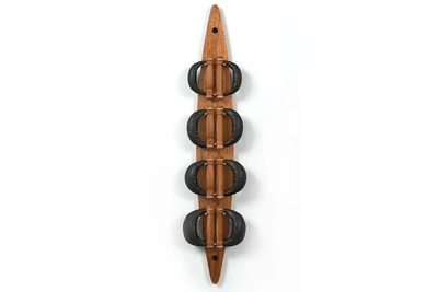Гантелі з підставкою NOHRD Oxbridge Cherry Leather 2-8 кг