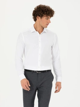 Сорочка чоловіча Pierre Cardin G021SZ004-000-1711445(Beyaz) XL Біла (8683857628454)
