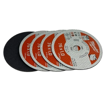 Диск отрезной MILWAUKEE D 76 мм по металлу SCS41/76, 76 мм для M12 FCOT (5 шт.) (4932464717)