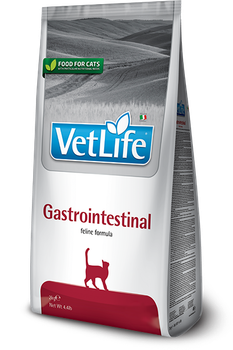 Лікувальний сухий корм Farmina Vet Life Gastrointestinal Cat Dry Food 10 kg для котів при захворюваннях ШКТ, 10 кг.