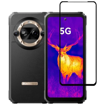 Защитное стекло LUX для Blackview BL9000 / BL9000 Pro полная проклейка черный