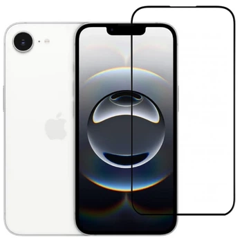Защитное стекло LUX для Apple iPhone 17e полная проклейка черный