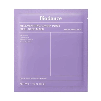 Гидрогелевая маска с икрой и PDRN Biodance Rejuvenating Caviar PDRN RealL Deep Mask 1 шт