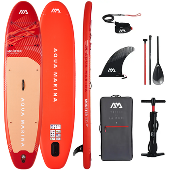 Сапборд Aqua Marina MONSTER 12'0" — надувна дошка для САП серфінгу, sup board BT-26MOP