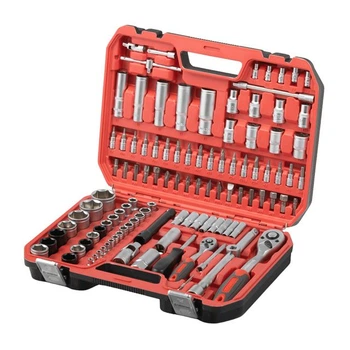 Набір інструментів Intertool 1/4" x 1/2" x 111од RED (ET-9110)