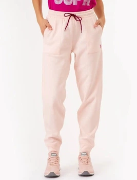 Жіночі штани спортивні джоггери U.S. Polo Assn. USPA Print Joggers (USA) XS рожеві