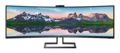 Монитор изогнутый 48.8" Philips 499P9H/00 Black