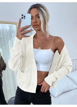 Кардиган SHEIN L Молочний sz2306085588911611
