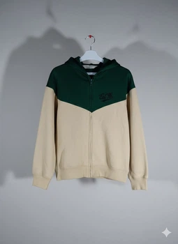Толстовка на флисе H&M 134 Бежевый 1129936_зел.вверх