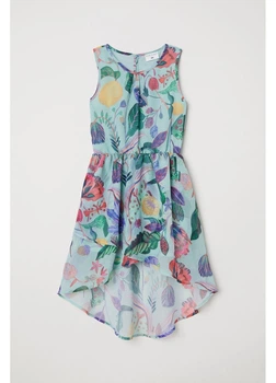 Сукня H&M 104 Бірюзовий 0572386_квіти
