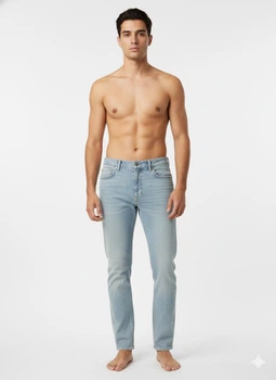 Джинсы H&M 33 Голубой 31-0551
