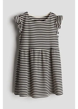 Платье H&M 92 Белый 1025935_чер.полос