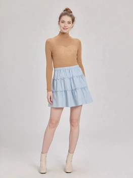 Юбка H&M 158/164 Голубой 1005052_бел.цветы