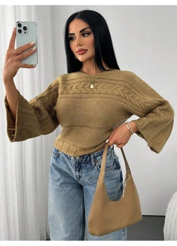 Джемпер SHEIN M Світло-коричневий sz2308318989240720