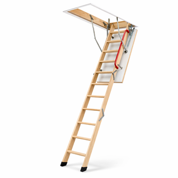 Чердачная лестница FAKRO LWK Komfort 70×120 см деревянная с люком