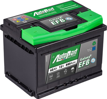 Автомобильный аккумулятор Autopart 62 Ah/12V Galaxy EFB_Start-Stop (0) (ARL062-EFB)