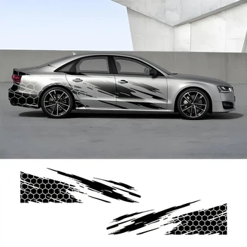 Полосы на авто ARB 3D TUNING STUDIO Соты черные 2000х580х0.075мм=2штуки