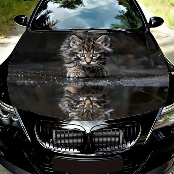 Наклейка на капот ARB 3D TUNING STUDIO Котенок 1500х1200х0.15мм