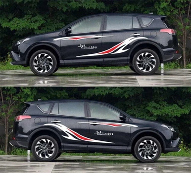 Наклейки полосы на авто ARB 3D TUNING STUDIO Спорт 1900х1180х0.15мм