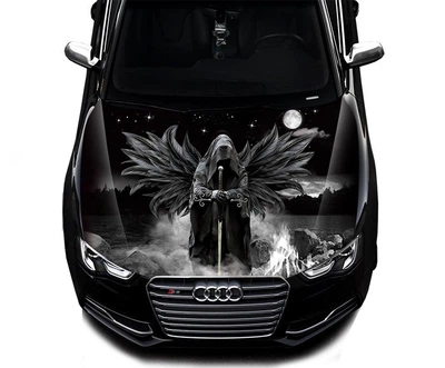 Наклейка на капот авто ARB 3D TUNING STUDIO Ангел меч 1500х1200х0.15мм