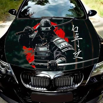 Наклейка на капот авто ARB 3D TUNING STUDIO Самурай меч иероглиф 1500х1200х0.15мм