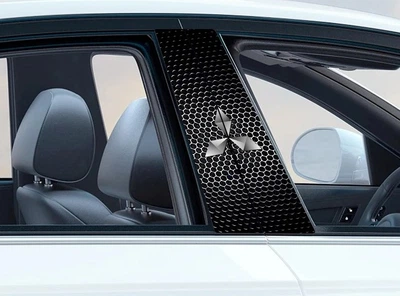 Наклейки на стойки дверей авто ARB 3D TUNING STUDIO Мицубиши 500х220х0.15мм=2штуки
