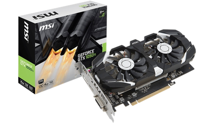 Видеокарта GeForce GTX 1050 Ti 4GB MSI OC (GTX 1050 Ti 4GT OC) Б/У