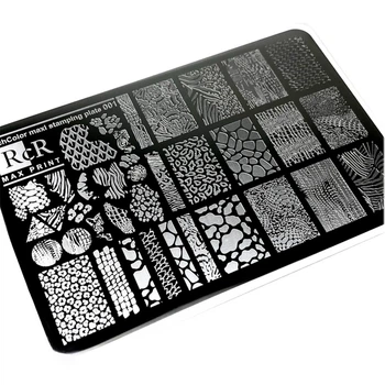 Пластина для стемпінга велика RichColor Max Print 01