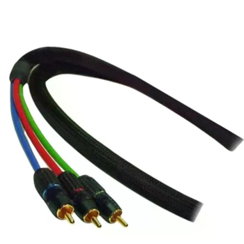 Премиум кабель YPbPr 3RCA–3RCA Reference Line 2 м Ø13 мм черный металл для Hi-End видео