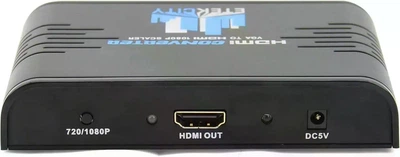 Конвертер VGA 1шт со звуком в цифровой HDMI 1080p Lenkeng LKV352a универсальный адаптер для ПК проекторов и ТВ