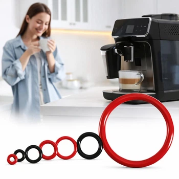 Набір ущільнювальних кілець O-Ring 40 шт для кавомашин Saeco Philips Gaggia, силіконові ущільнювачі для клапанів, парового блоку, ремонту та обслуговування кавомашини(129060705)
