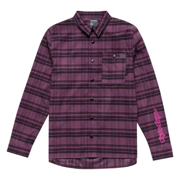 Рубашка TLD Grind Flannel YD Plaid Deep Purple L Troy Lee Designs (1106-827650034)