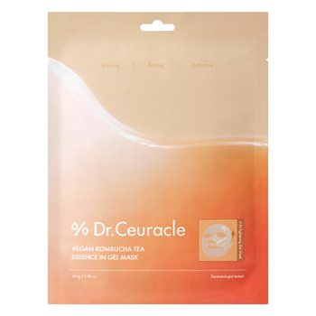 Веганская гидрогелевая маска с экстрактом комбучи Dr.Ceuracle Vegan Kombucha Tea Essence in Gel Mask, 36 г
