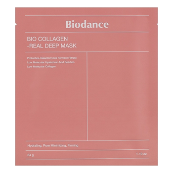 Гидрогелевая маска с био-коллагеном Biodance Bio-Collagen Real Deep Mask, 1 шт * 34 г