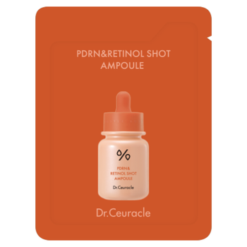Антивозрастная сыворотка с полинуклеотидами, ретинолом и спикулами Dr.Ceuracle PDRN & Retinol Shot Ampoule, 2 мл